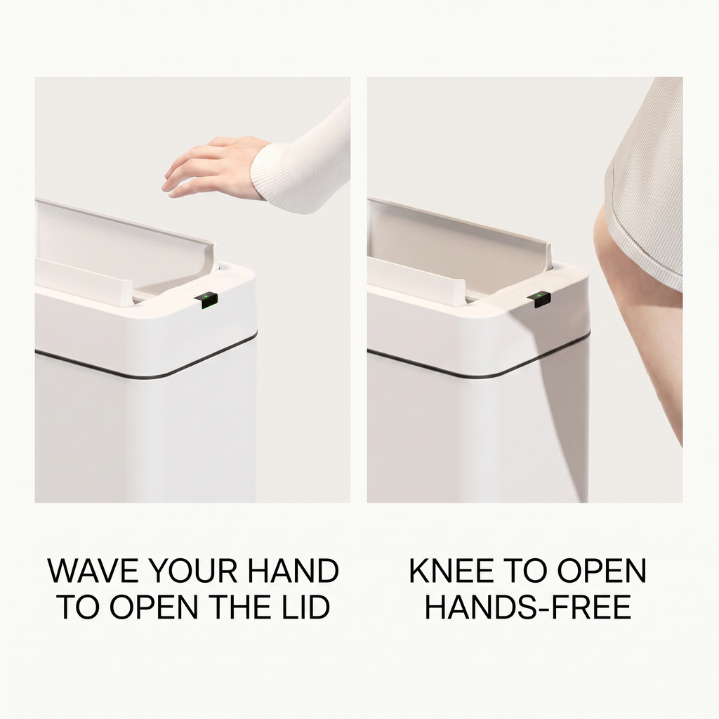 Touchless Bin White (12L)
