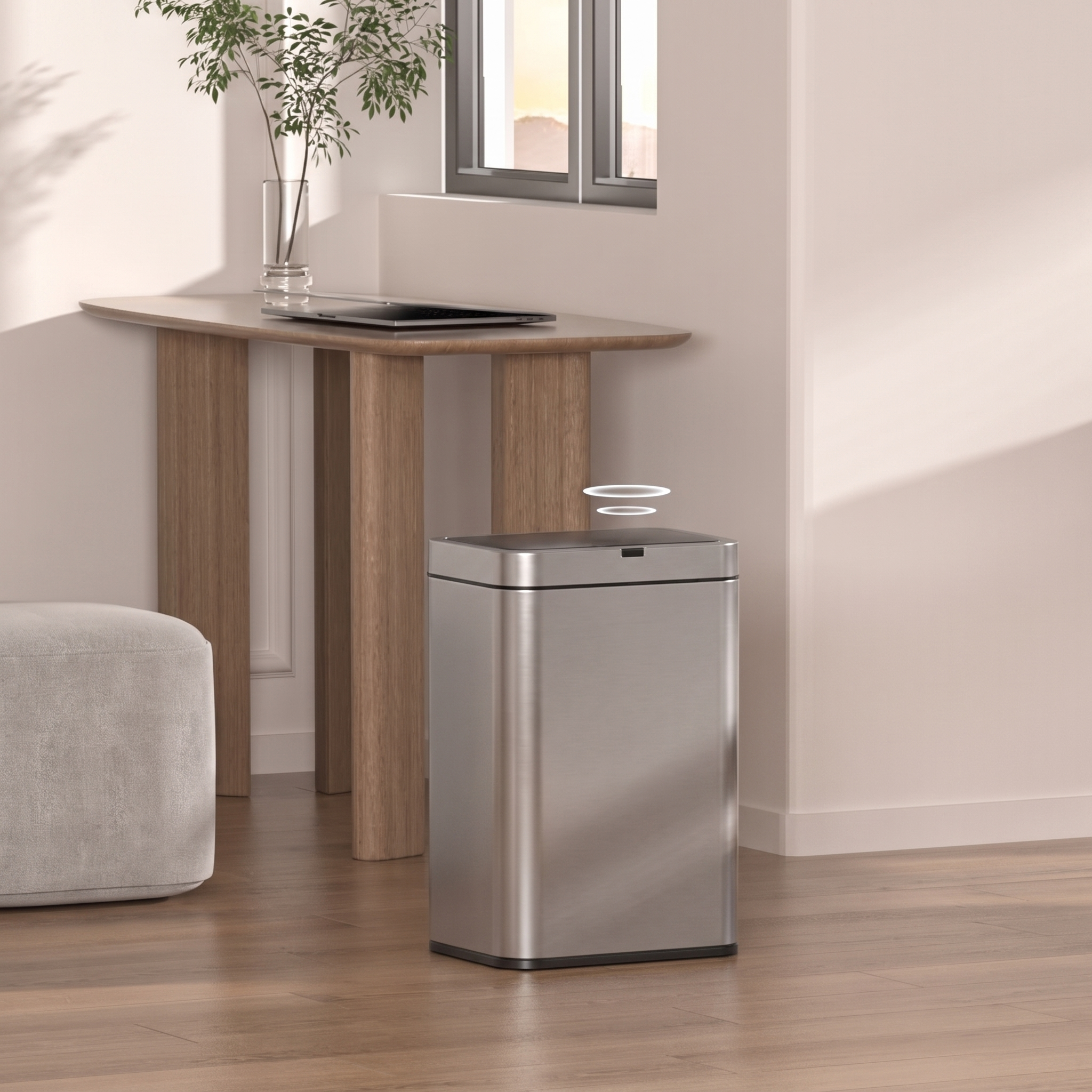 Touchless Bin Silver (20L)