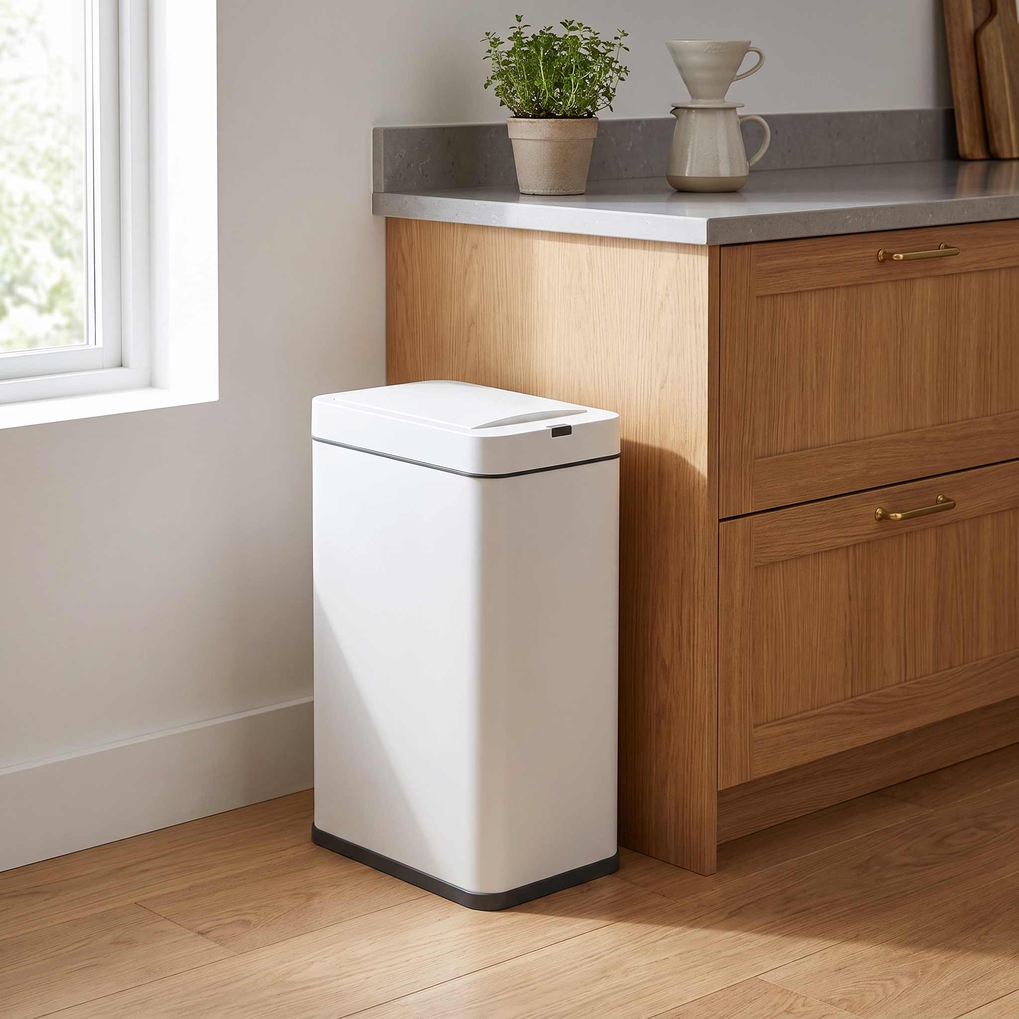 Smart Touchless Bin 12L – Hands-Free Motion Sensor Rubbish Bin