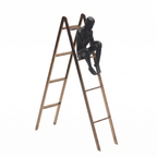 thinking-man-ladder-sculpture-black-gold-figurine