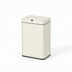 White touchless sensor rubbish bin 20L with matte finish for kitchen